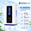 HL1800HO machine with Hydrogen Living logo and H1200 display